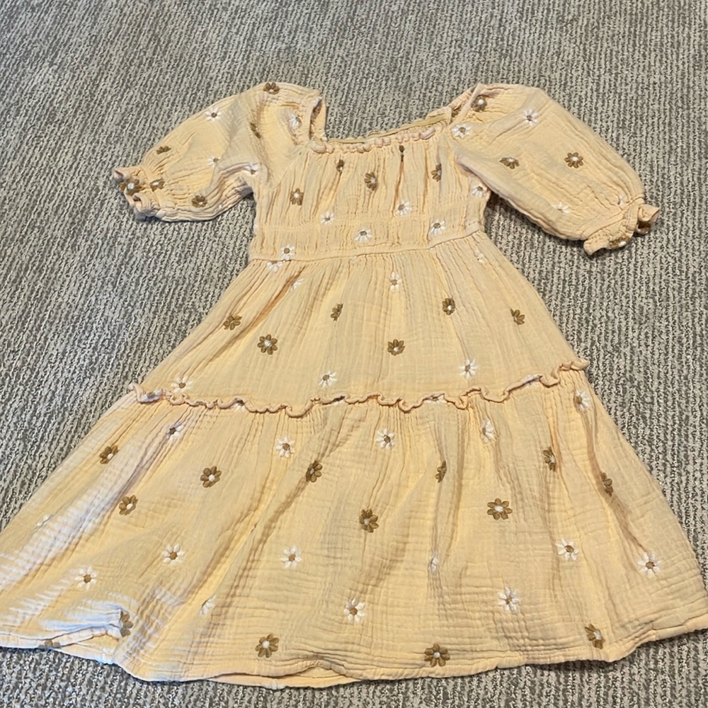 🎀 Zara girls puff sleeve sun dress